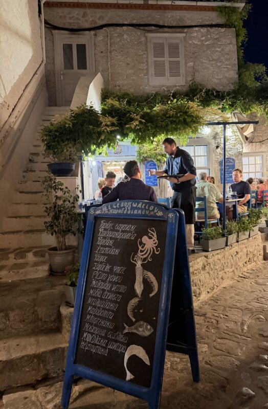 PlanetSKI in the summer, Hydra in Greece. Image © PlanetSKI
